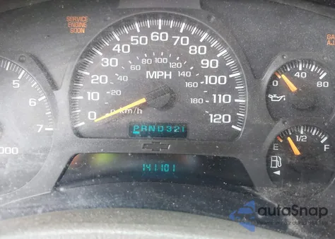 2002 Chevrolet Trailblazer Ls из США, поврежденный, VIN 1GNDS13S822507029